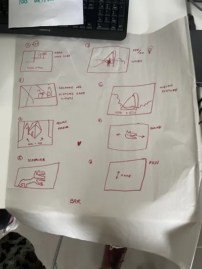 Sketch the storyboard